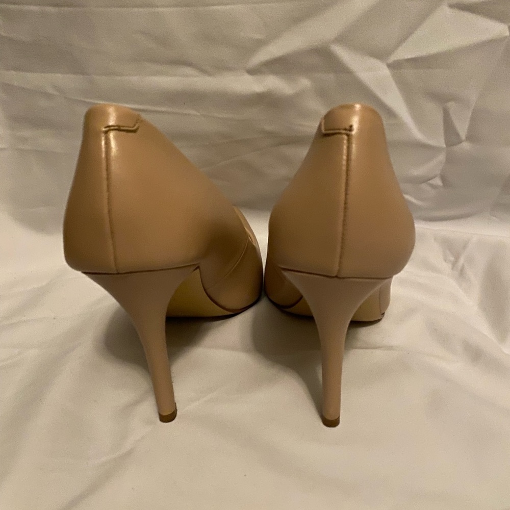 NINE WEST PUMPS cream/nude SIZE 7 - Picture 5 of 9